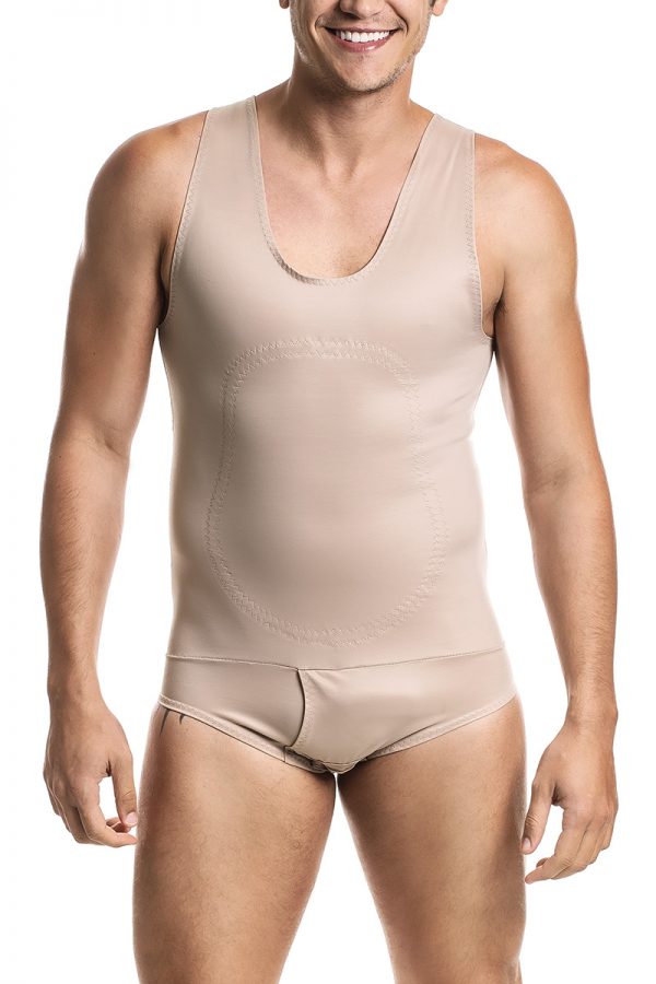 ABOVE KNEE BODY SHAPER WITH LONG SLEEVES AND PRE-MOULDED CUPS