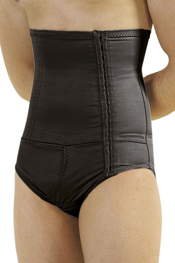 thumbnail image 2 of Men’s High Waist Compression Boxer Shorts – Tummy Slimming Body Shaper Girdle – Firm Control 2 of 4